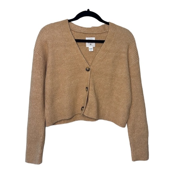 NWT Billabong Match Set V Neck Cardigan / gold dust - Picture 8 of 8